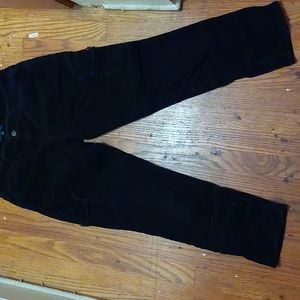 Talbots Signature Corduroy Straight Leg Cargo Pants, sz 10